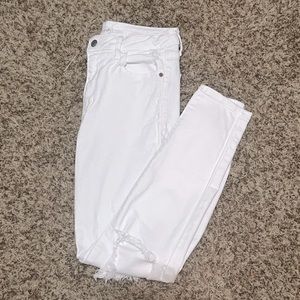 Cello white distressed jeans